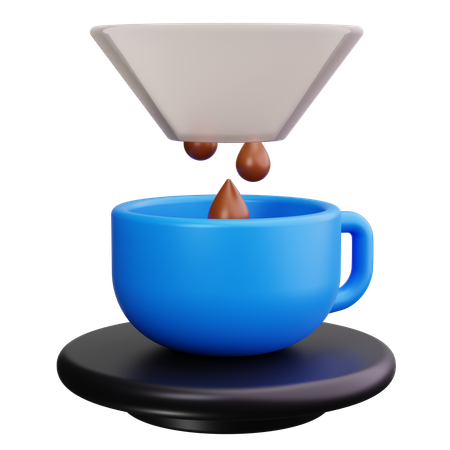 Goutteur de café  3D Icon