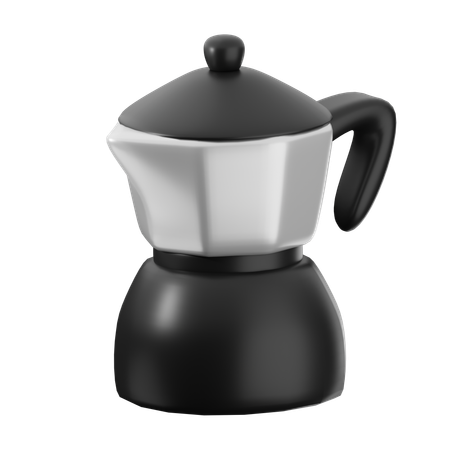 Cafetière moka  3D Icon