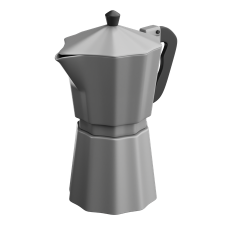 Cafetière moka  3D Icon