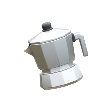 Cafetière moka  3D Icon