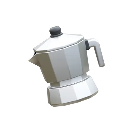 Cafetière moka  3D Icon