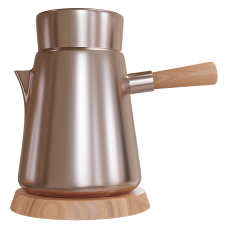 Cafetière moka  3D Icon