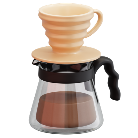 Cafetière V60  3D Icon