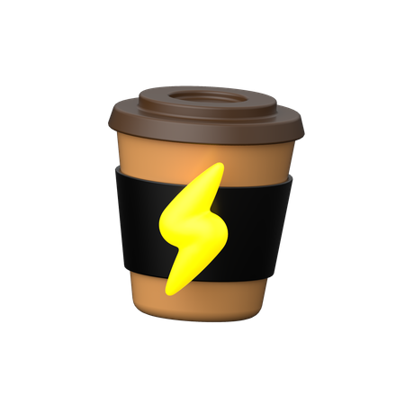 Energia del caffè  3D Icon