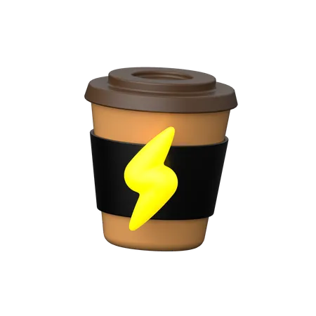 Energia del caffè  3D Icon