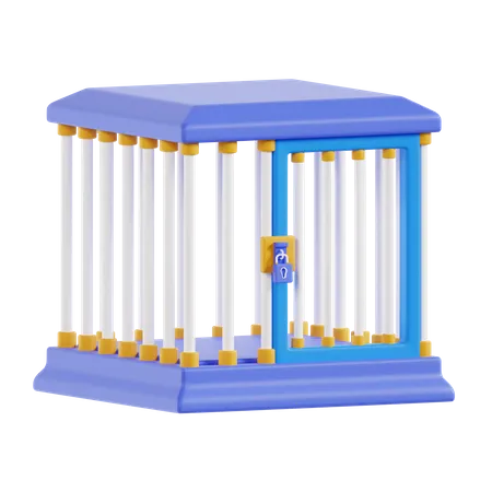 Cage  3D Icon