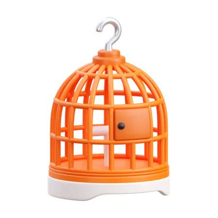 Cage à oiseaux  3D Icon