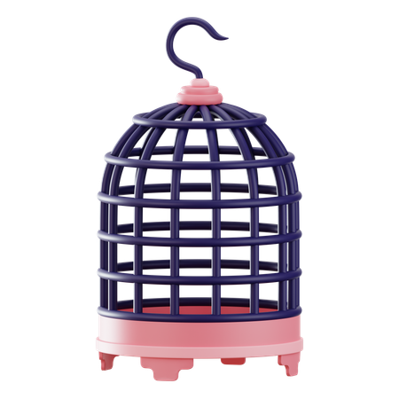 Cage à oiseaux  3D Icon