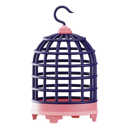 Cage à oiseaux  3D Icon