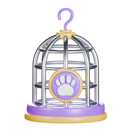 Cage à oiseaux  3D Icon