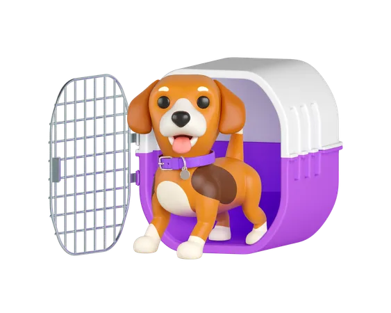Cage à beagles  3D Icon