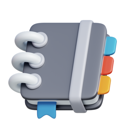 Cahier d'affaires  3D Icon