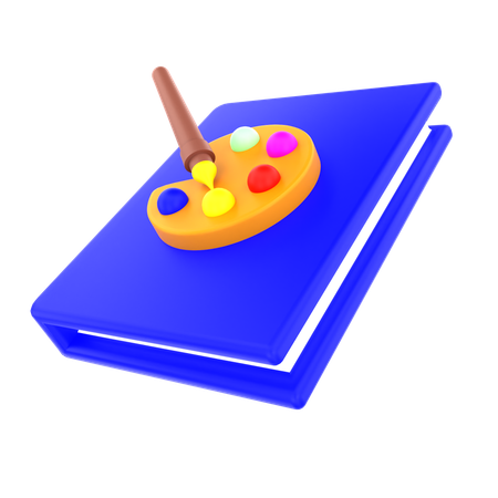 Livre de dessin  3D Icon