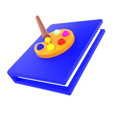 Livre de dessin  3D Icon