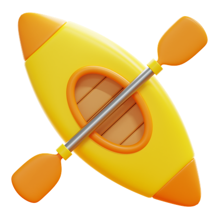 Caiaque  3D Icon