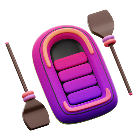 Caiaque  3D Icon