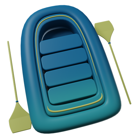 Caiaque  3D Icon