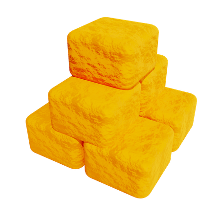 Tofu croustillant  3D Icon