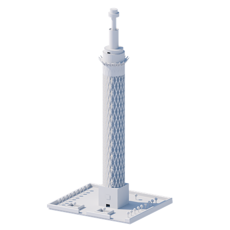 Cairo Tower - Egypt  3D Icon