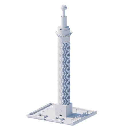 Cairo Tower - Egypt  3D Icon