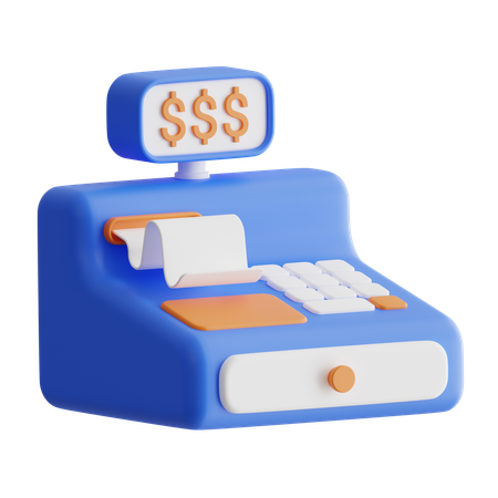 Caisse  3D Icon