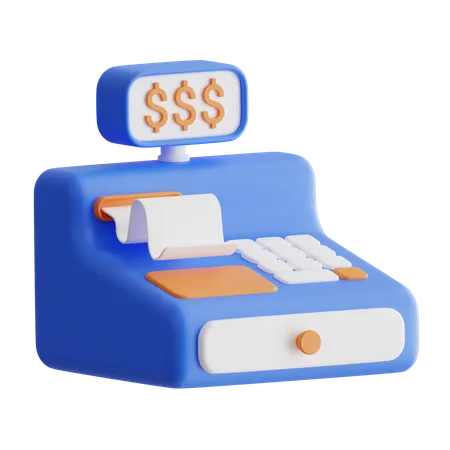 Caisse  3D Icon