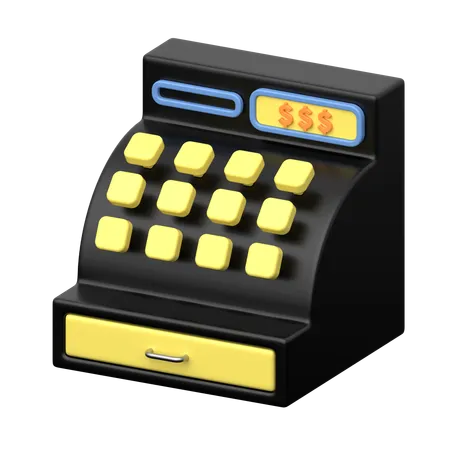 Caisse  3D Icon