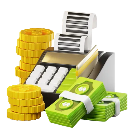 Caisse  3D Icon