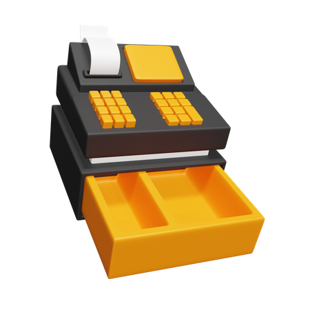 Caisse  3D Icon