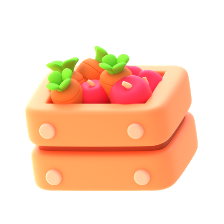 Boîte à légumes  3D Icon