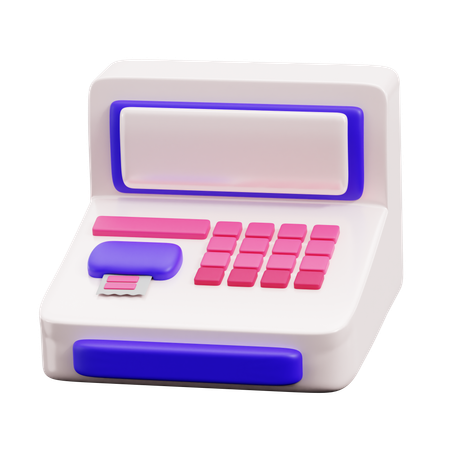 Caisse enregistreuse  3D Icon