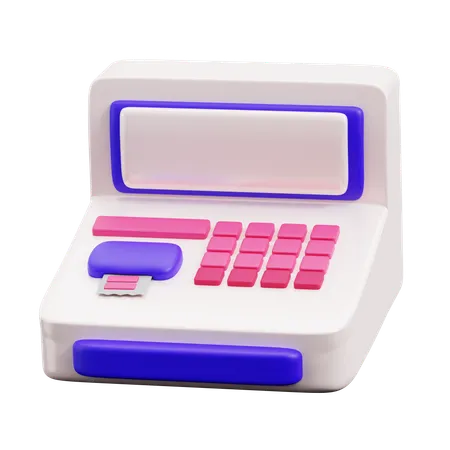 Caisse enregistreuse  3D Icon