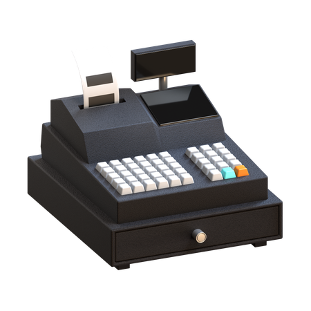 Caisse  3D Icon