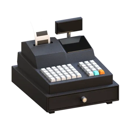 Caisse  3D Icon