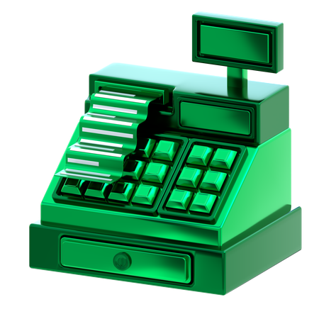 Caisse  3D Icon