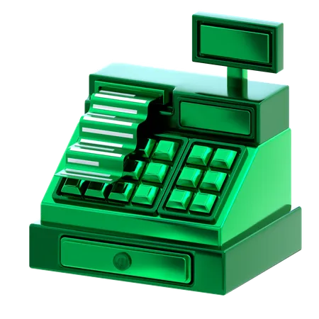 Caisse  3D Icon