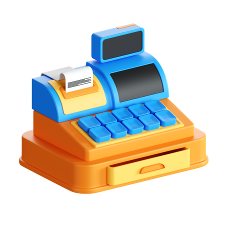 Caisse  3D Icon