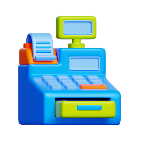 Caisse  3D Icon