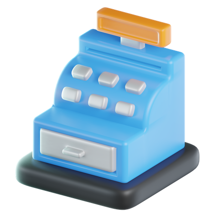 Caisse  3D Icon