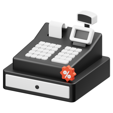 Caisse  3D Icon