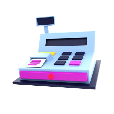 Caisse enregistreuse  3D Icon