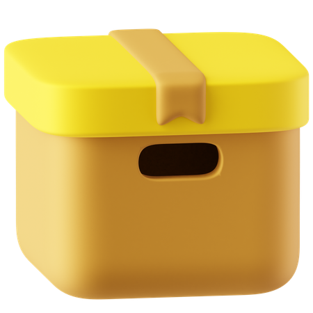 Caixa  3D Icon