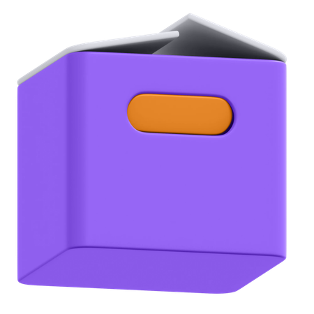 Caixa  3D Icon