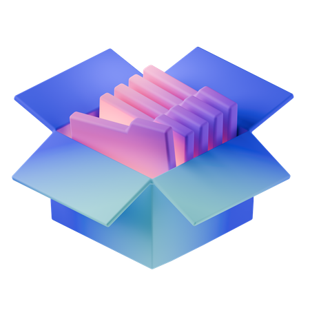 Caixa  3D Icon