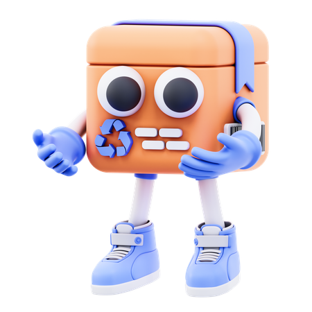 Caixa  3D Icon