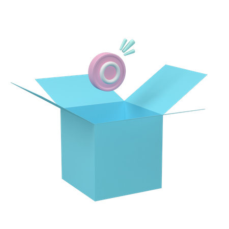 Caixa  3D Icon
