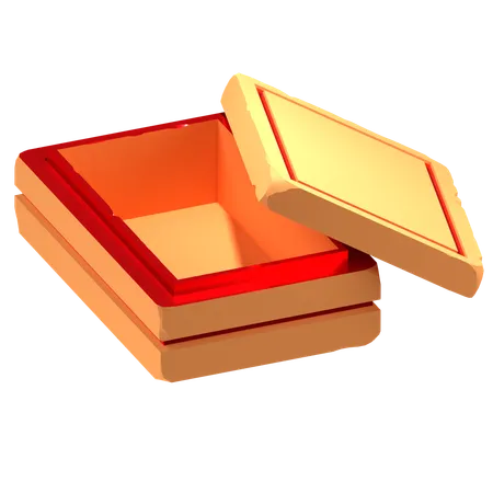 Caixa aberta  3D Icon