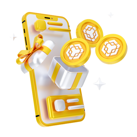 Caixa binance online  3D Icon