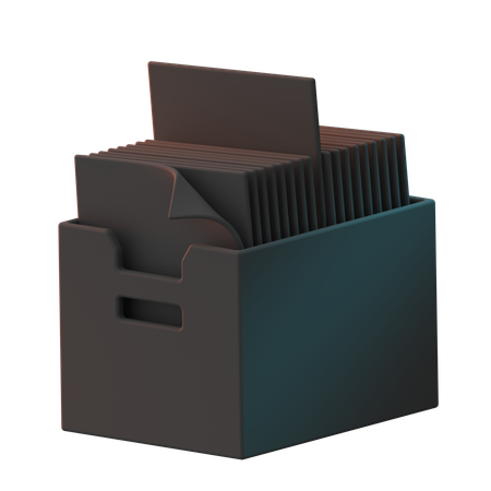 Caixa de arquivo  3D Icon