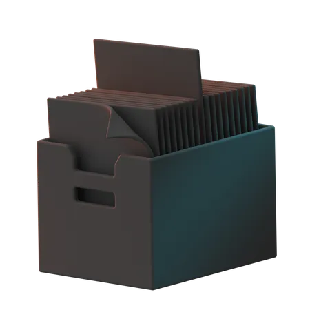 Caixa de arquivo  3D Icon